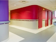 3mm Grey Color Homogeneous PVC Flooring Bacteria Resistance Long Service Life