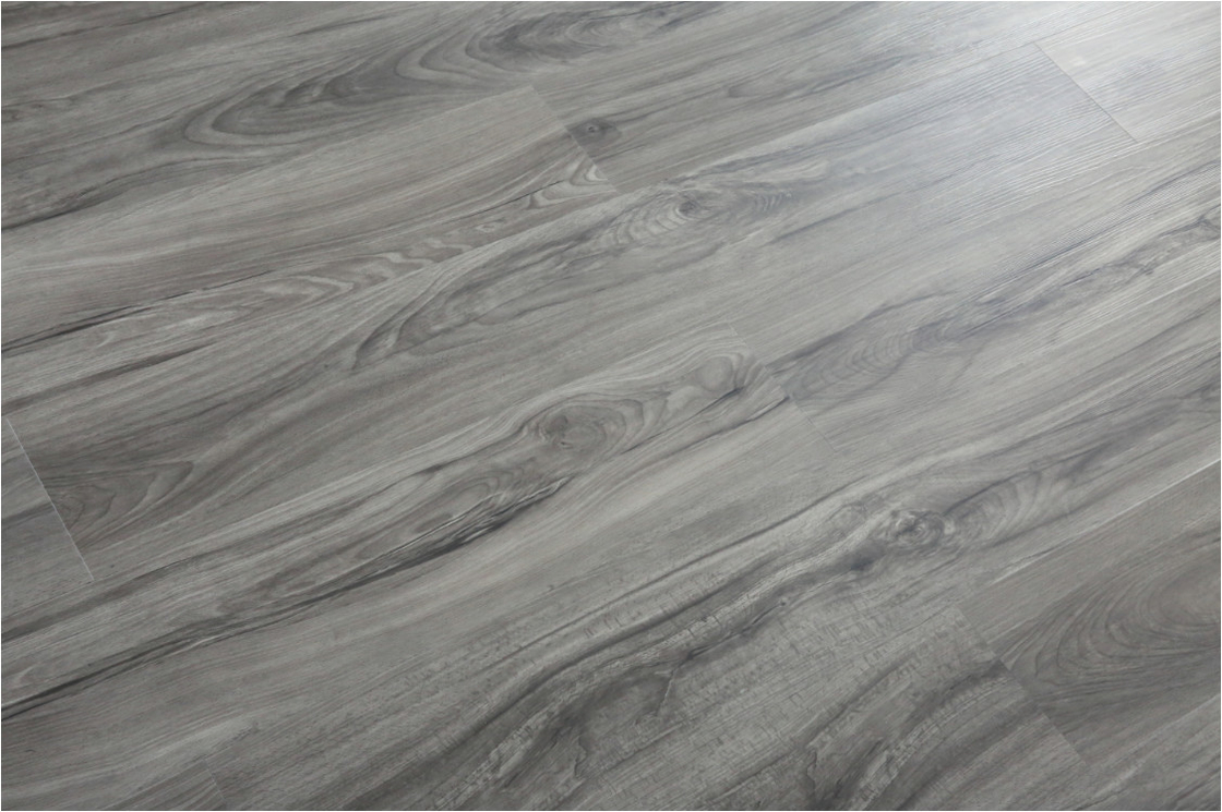 Heavy Duty Vinyl Click Pvc Commercial Flooring In Grey Color 4mm Thick